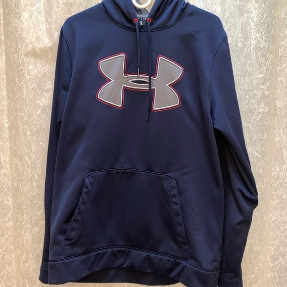 Under Armour Fleece Big Logo hoodie adult size L - Picture 1 of 6
